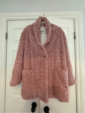 Wilfred Blush Pink Teddy Coat